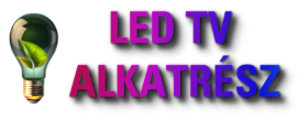 LED TV alkatrész - a tv kész                        