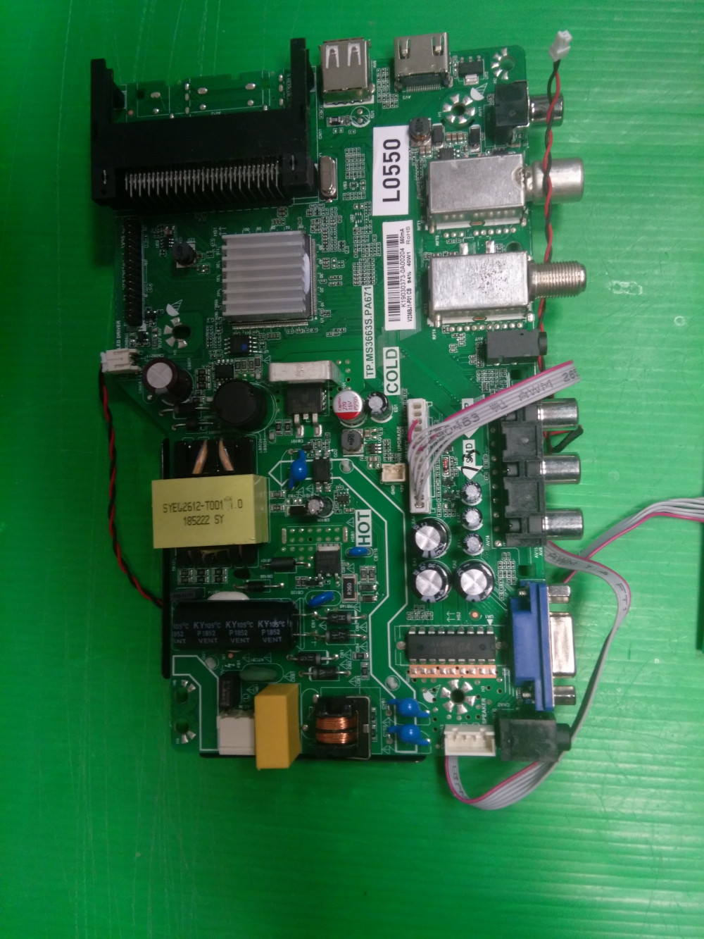 TP.MS3663S.PA671 - LED TV ALKATRÉSZ - Tápegység - Alaplap